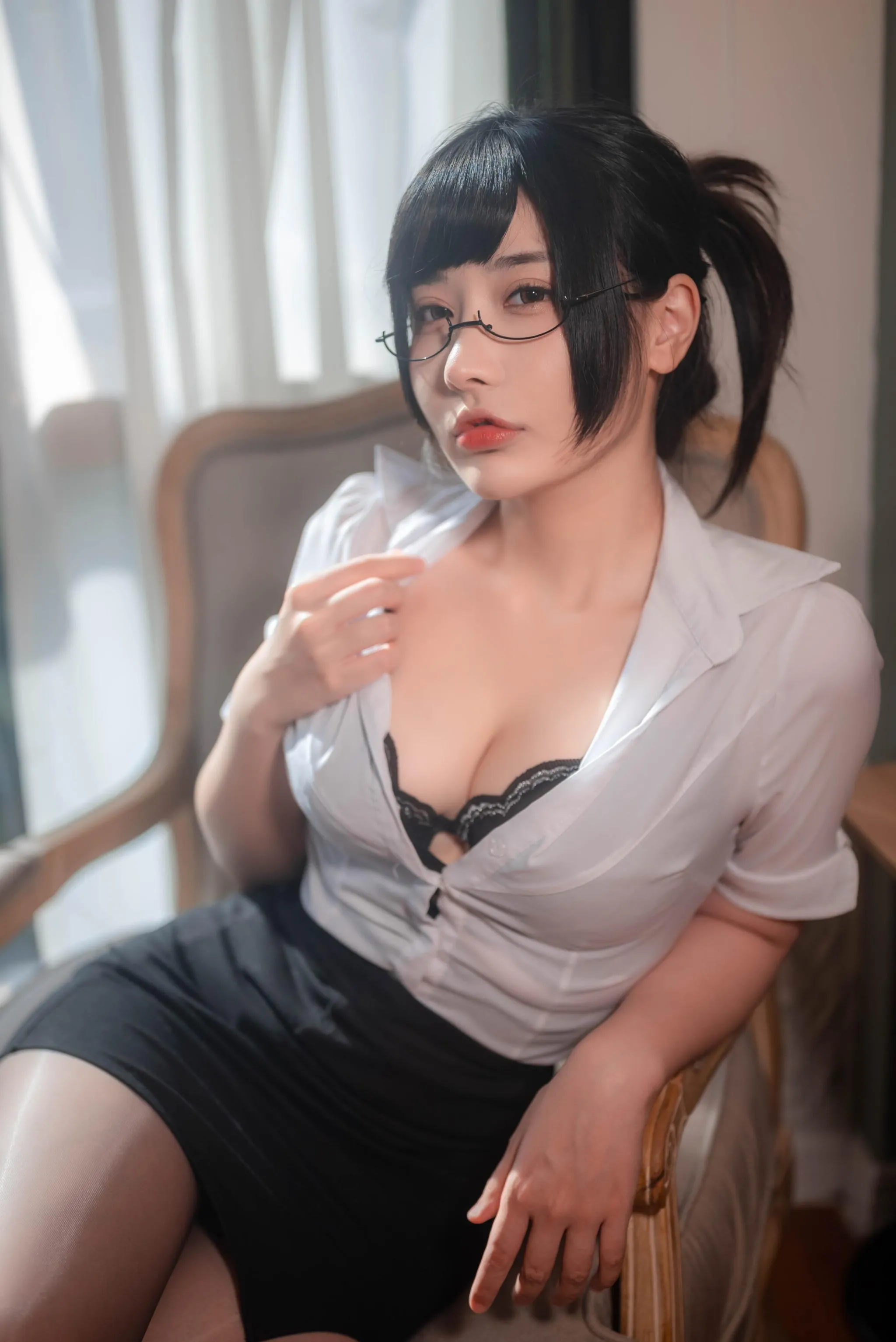 糖果果Candy – NO.07 室内ol [102P]插图7